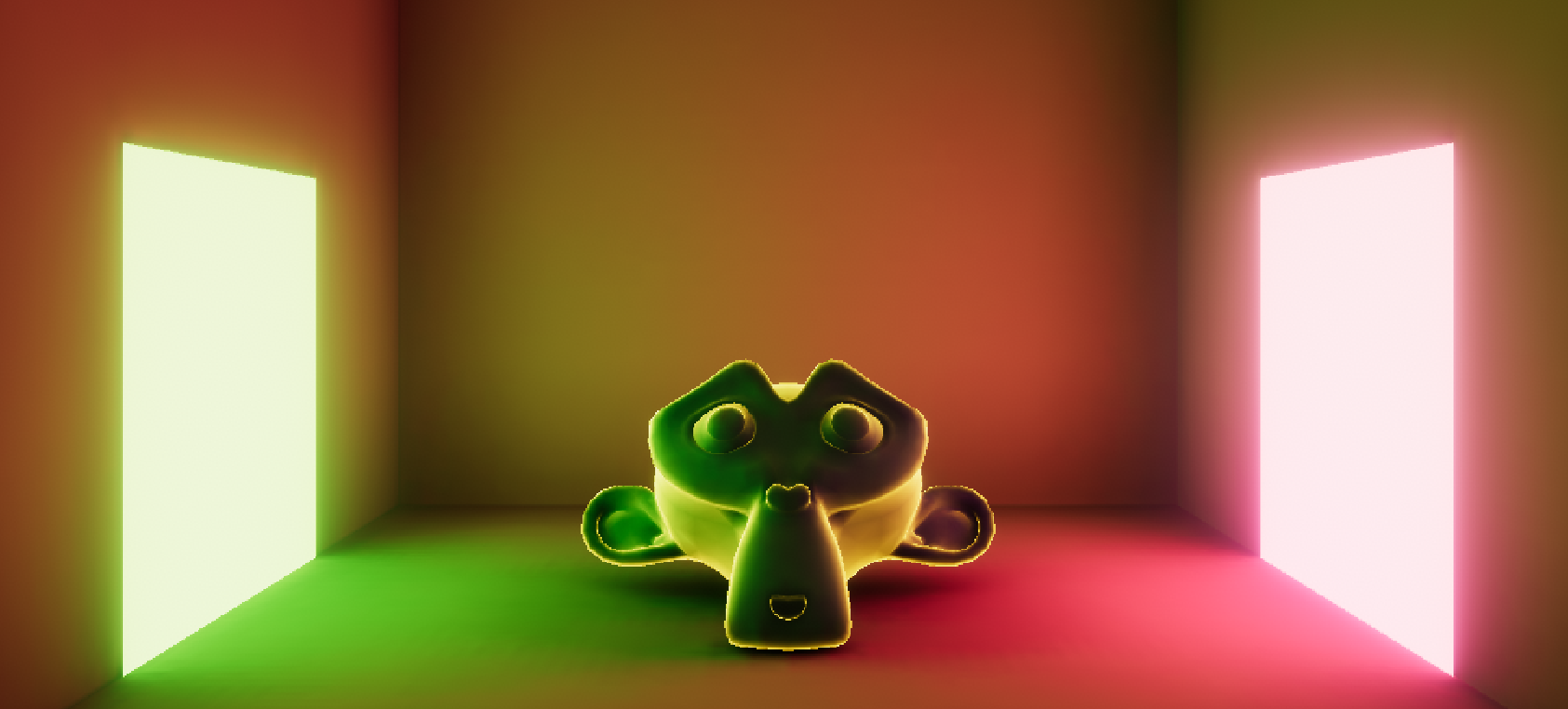 Monkey Head Lighting Effects